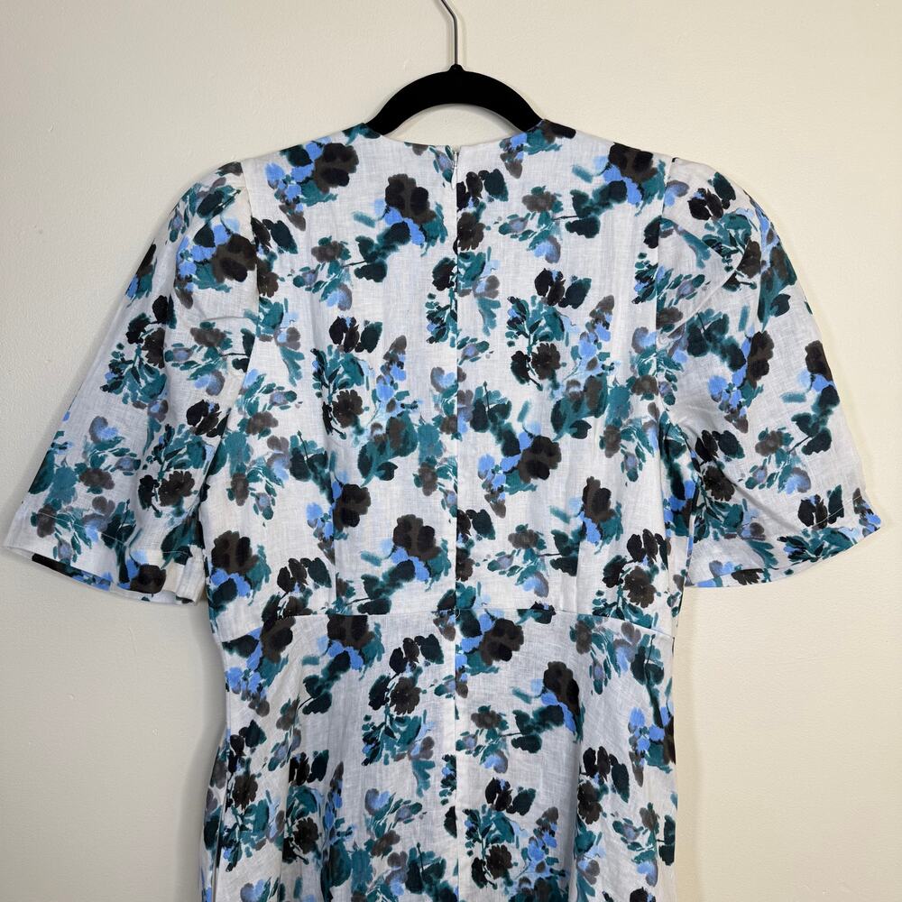 NEW Tuckernuck Budding Bluebell Hadley Linen Floral Dress Size Small $220 - Picture 5 of 7